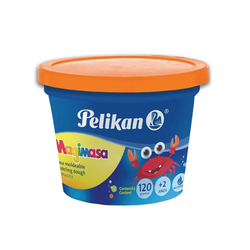 Masa Para Moldear Pelikan 112gr Naranja