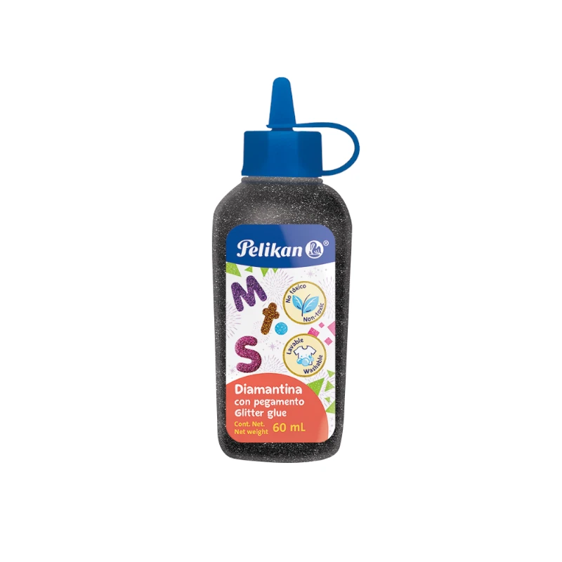 Plastico la Diamantina Negro Pelikan 60ml