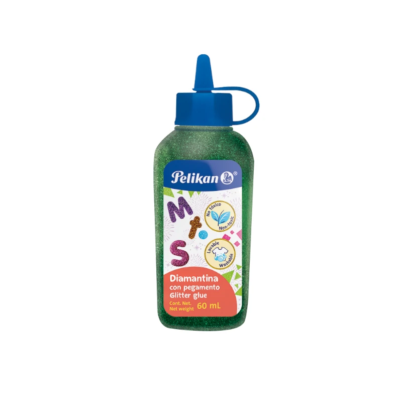 Plastico la Diamantina Verde Bandera Pelikan 60ml
