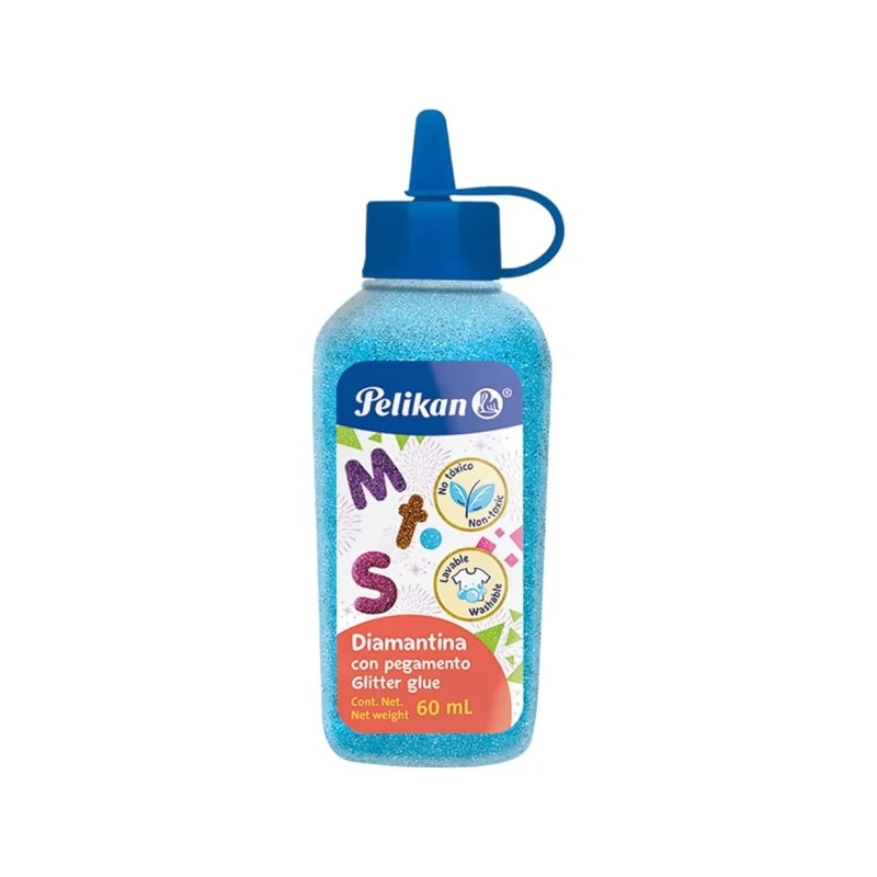 Plastico la Diamantina Azul Pastel Pelikan 60ml