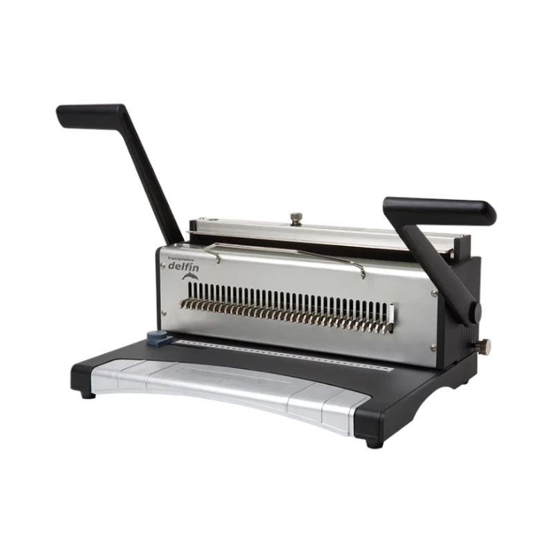 Encuadernadora Tamaño Carta Delfin Para Anillo Metal 12Hojas Perfex