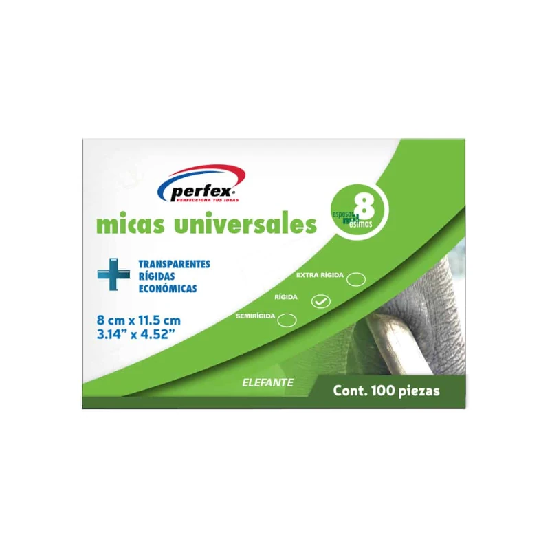 Lamina 8X11.5Cm 8Ml Paquete100 Perfex Carnet