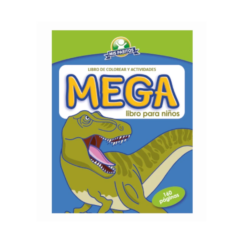 Libro Actividades Y Colorear Mega Para Niños Mis Pasitos