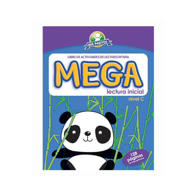 Libro Actividades Y Colorear Mega Lectura Inicial Nivel C Panda Mis Pasitos