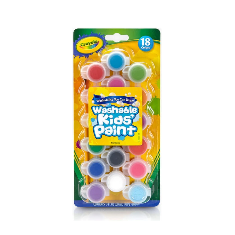 Pintura Dedo Crayola 18 Colores Surt 54-0125