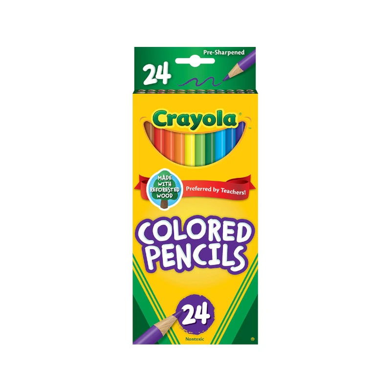 Lapiz Color Largo 24 Colores Crayola 68-4024