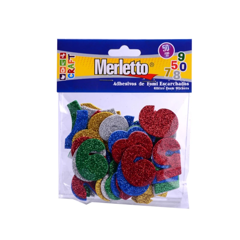Foamy Adhesivo Numeros Merletto