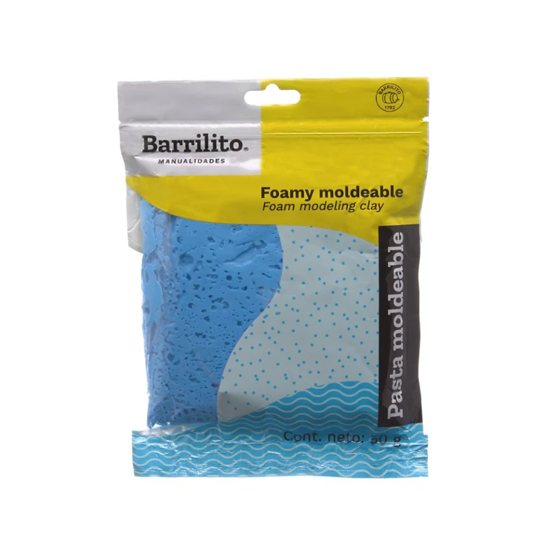 Foamy Moldeable Azul Rey 50Gr Barrilito