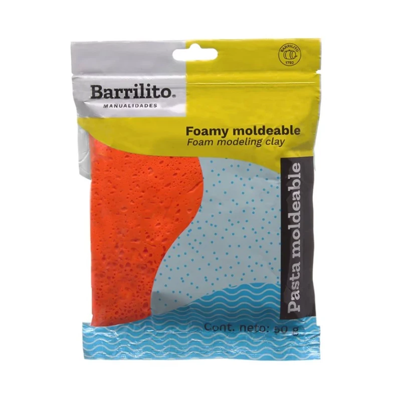 Foamy Moldeable Naranja 50Gr Barrilito