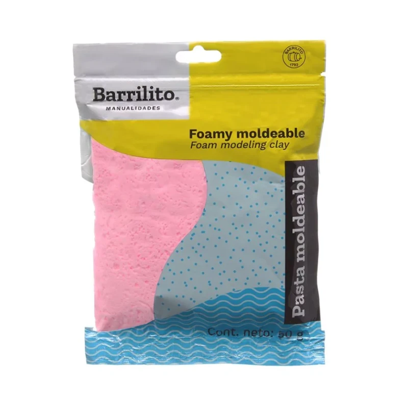 Foamy Moldeable Rosa Pastel 50Gr Barrilito
