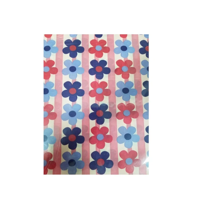 Papel China Paquete100 Diseño Purple Flower 20 X26