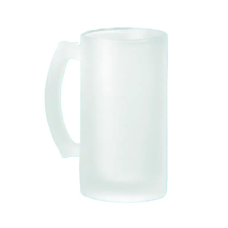 Jarra Cervezera Para Sublimar De Vidrio Mate 16Onz