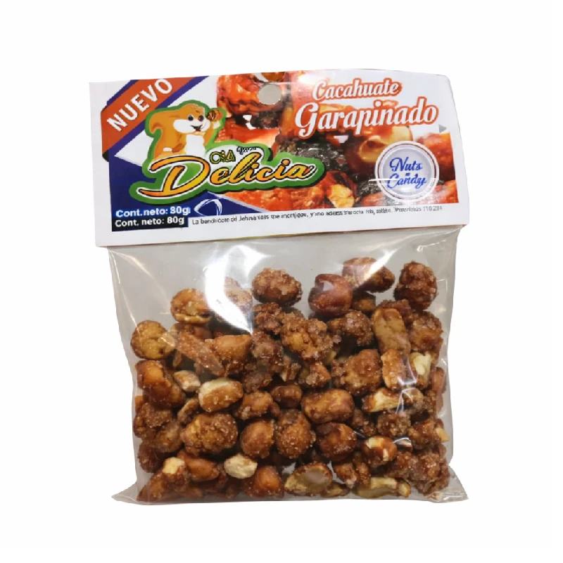 Cacahuate Garapiñado Mi Delicia 80gr