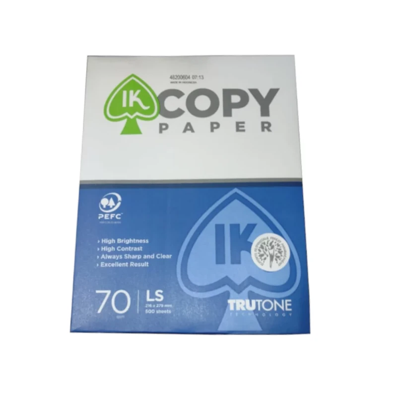 Papel Bond Carta B20 8.5X11  96% Ik Copy