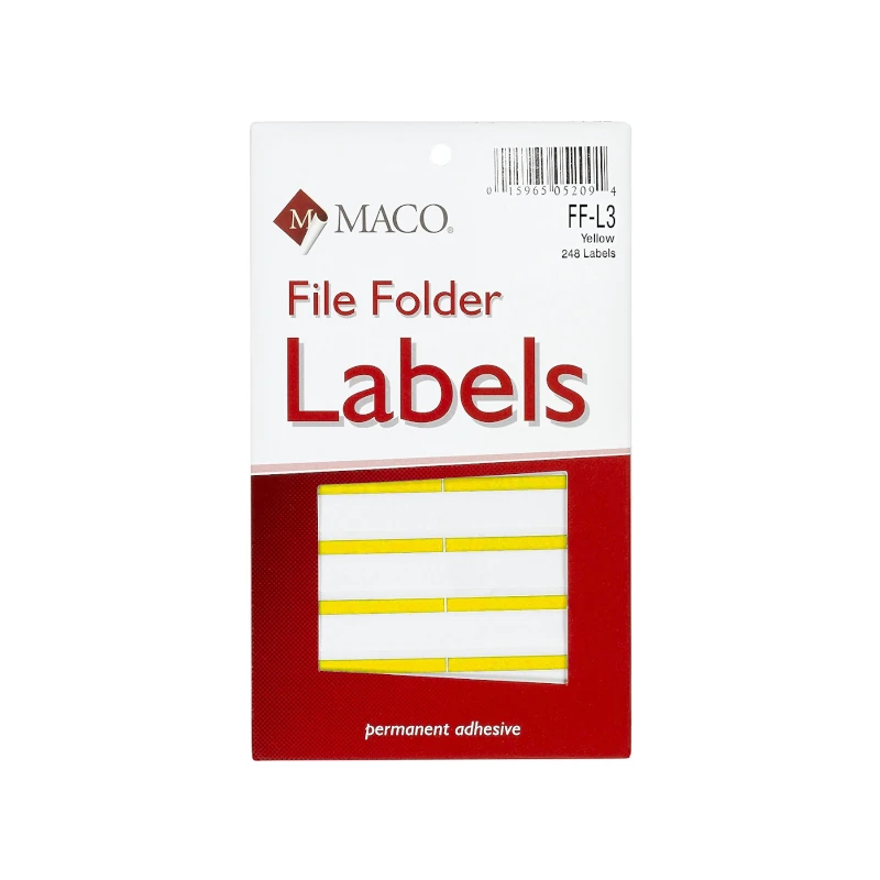 Viñeta P/Folder Amarillo Maco Ff-L3 248Unds