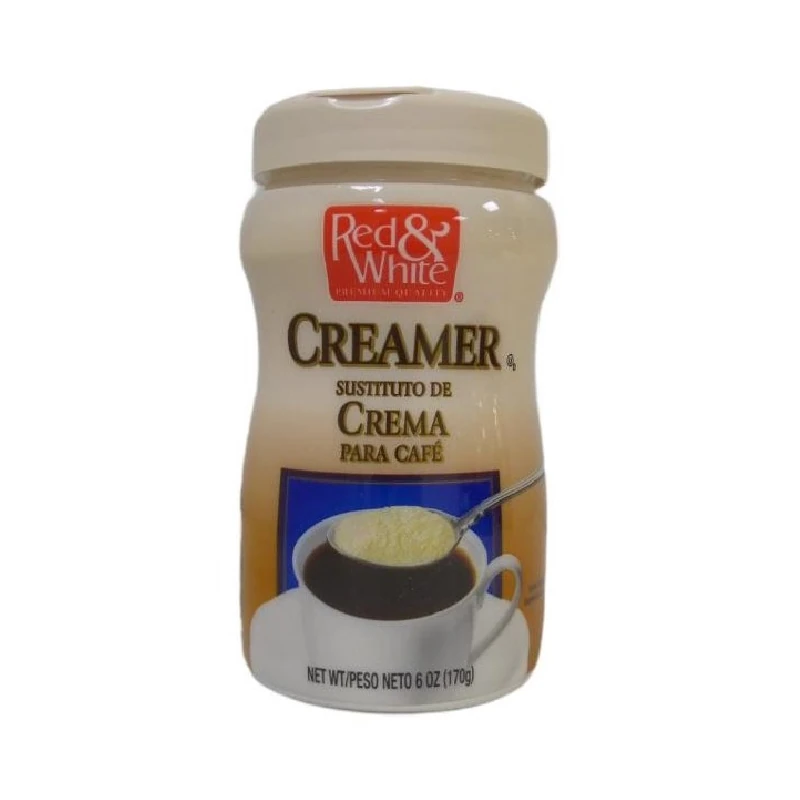 Crema P/Cafe Red & White 6 Onz
