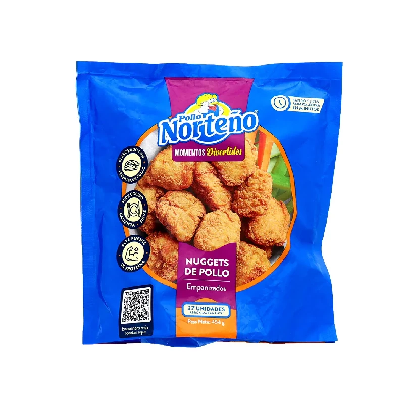 Nuggis Empanizados Norteño Bolsa 454gr