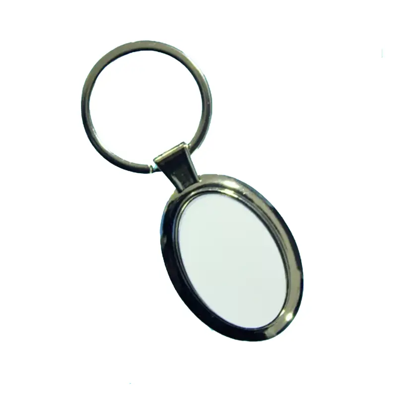 Llavero Para Sublimar Metal Ovalado