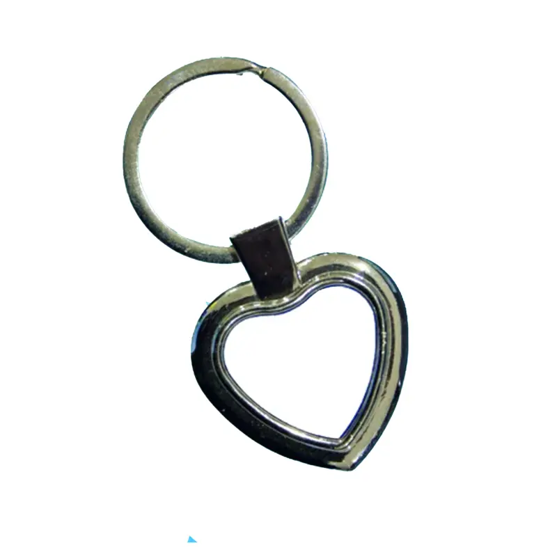 Llavero Para Sublimar Metal Corazon