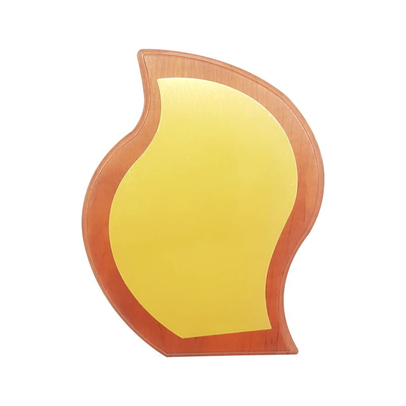 Placa Madera Para Sublimar de Pared Tipo Hoja