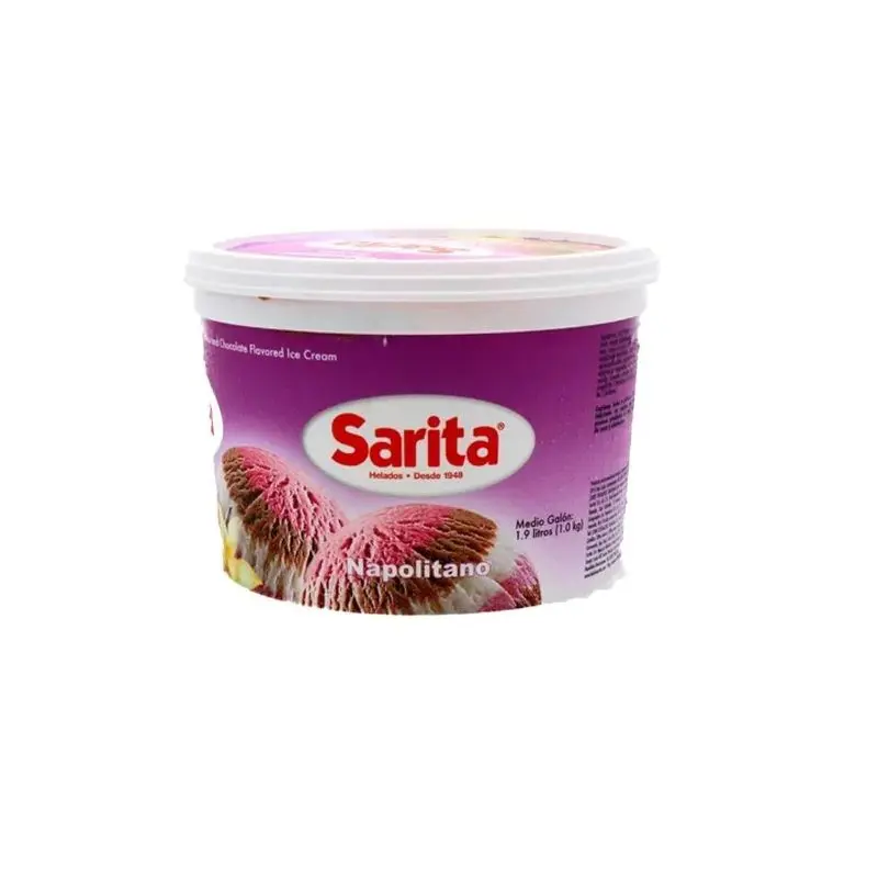Helado Napolitano 1/2 Galon Sarita