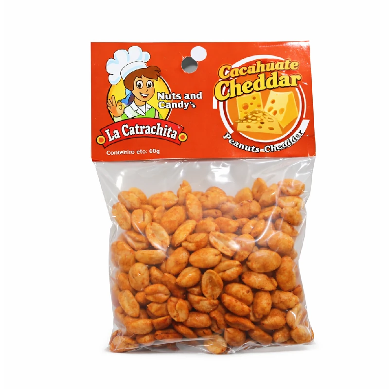 Cacahuate Cheddar La Catrachita 80Gr