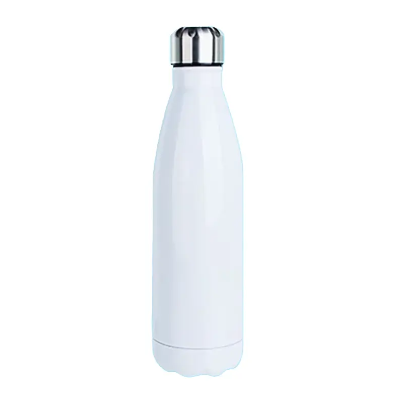 Bote Aluminio 500Ml Para Sublimar Blanco