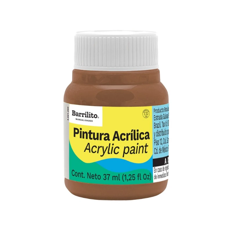 Pintura Acrilica 37Ml Café Barrilito