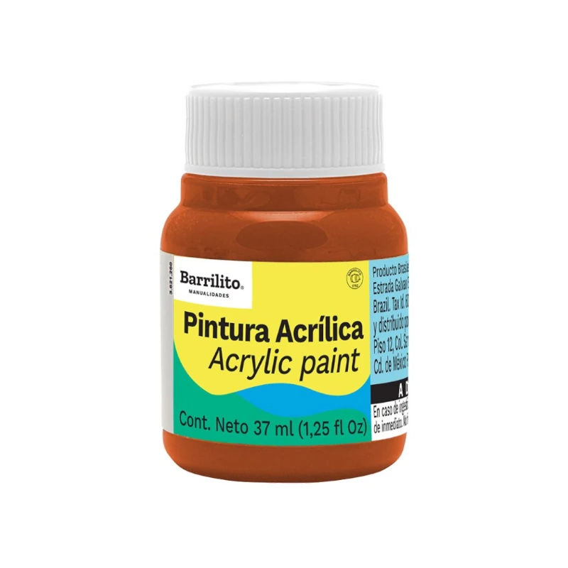 Pintura Acrilica 37Ml Carmin Barrilito