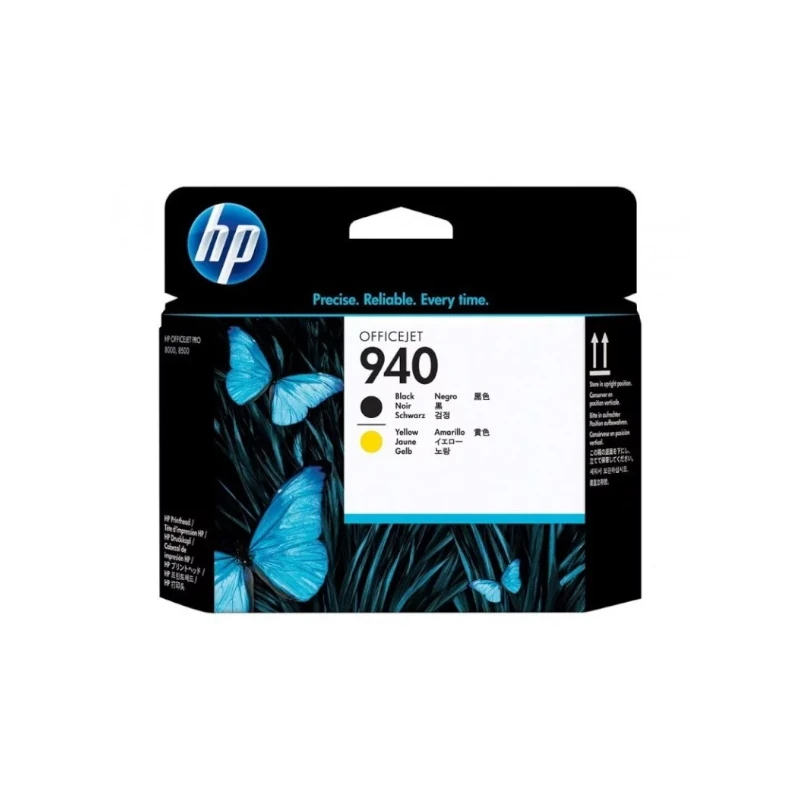 Tinta Hp 940 C4900 Negro/Yellow Cabezal 8000/8500