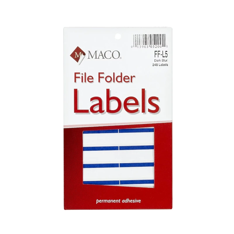 Viñeta P/Folder Azul Oscuro Maco Ff-L5 248Unds