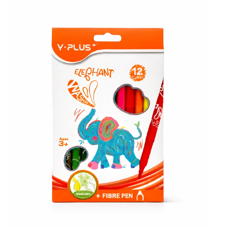 Marcador Escolar 12 Colores Y-Plus Fp1701