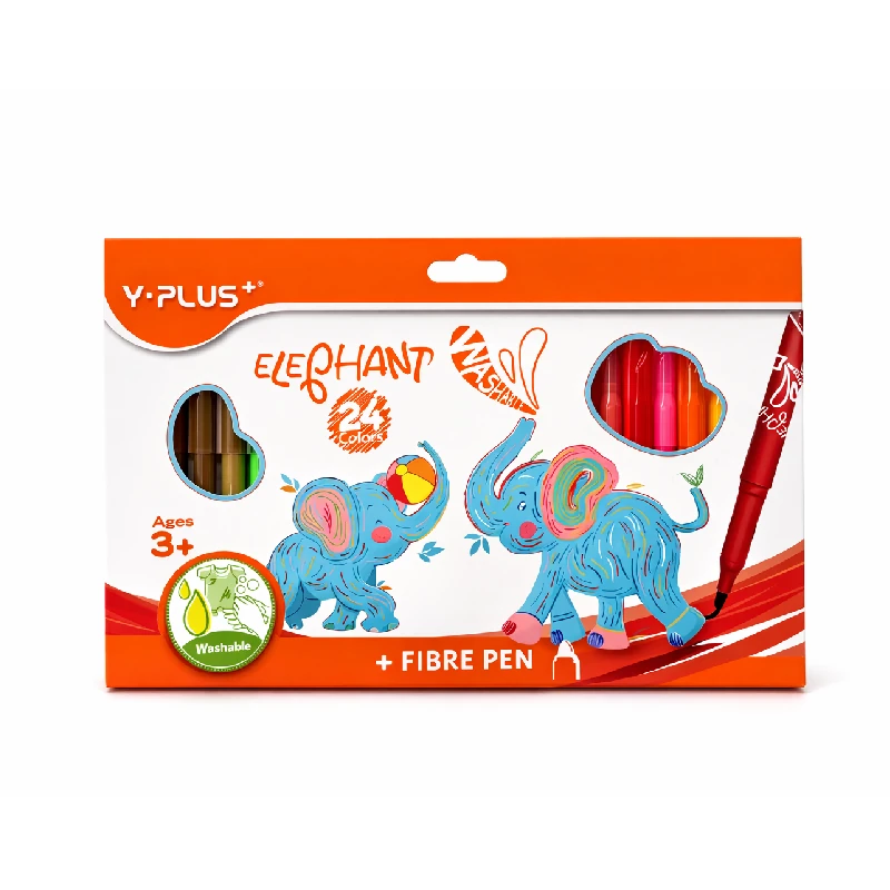 Marcador Escolar 24 Colores Y-Plus Fp1702