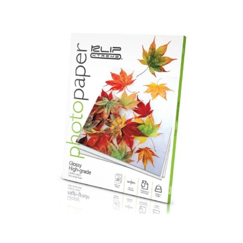 Papel Foto 8.5X11 20Hjs Glossy 200Gr Kpg-120 Klipx