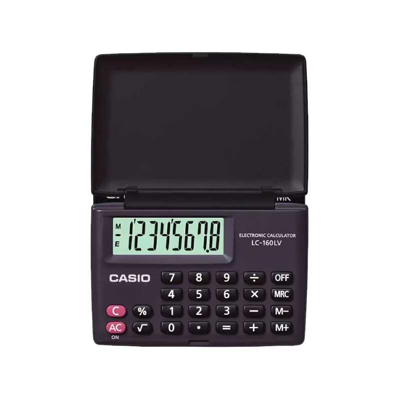 Calculadora Casio Lc-160Lv 8 Digitos C/Tapa
