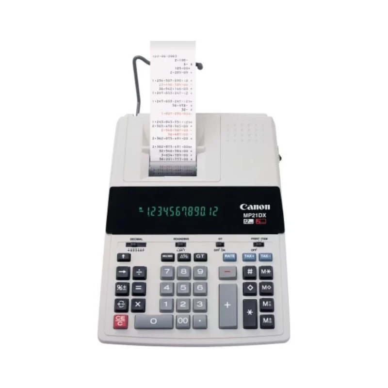 Calculadora Canon Mp21Dx 12 Digitos Impresion en Cinta