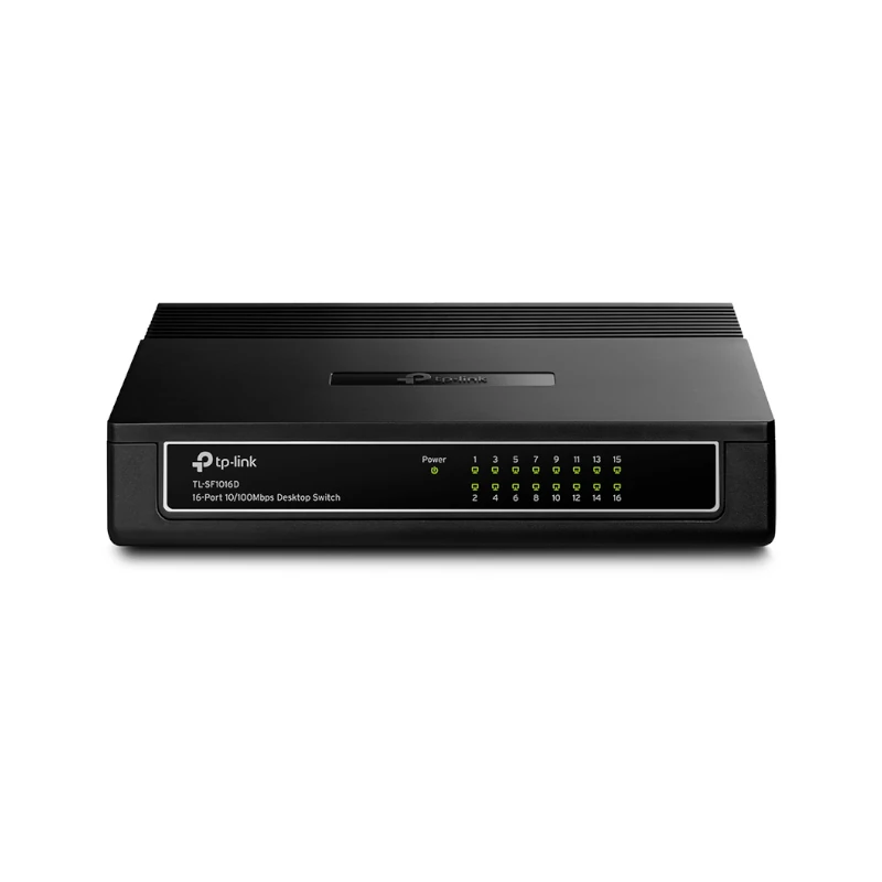 Switch 16 Puertos 10/100 Mbps Tp-Link De Escritorio Tl-Sf1016D