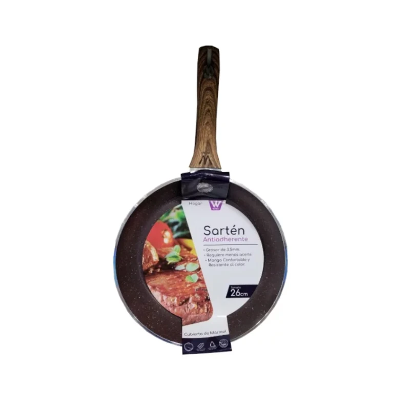 Sarten 26 Cm No Adherible Choco Wiwi Premium