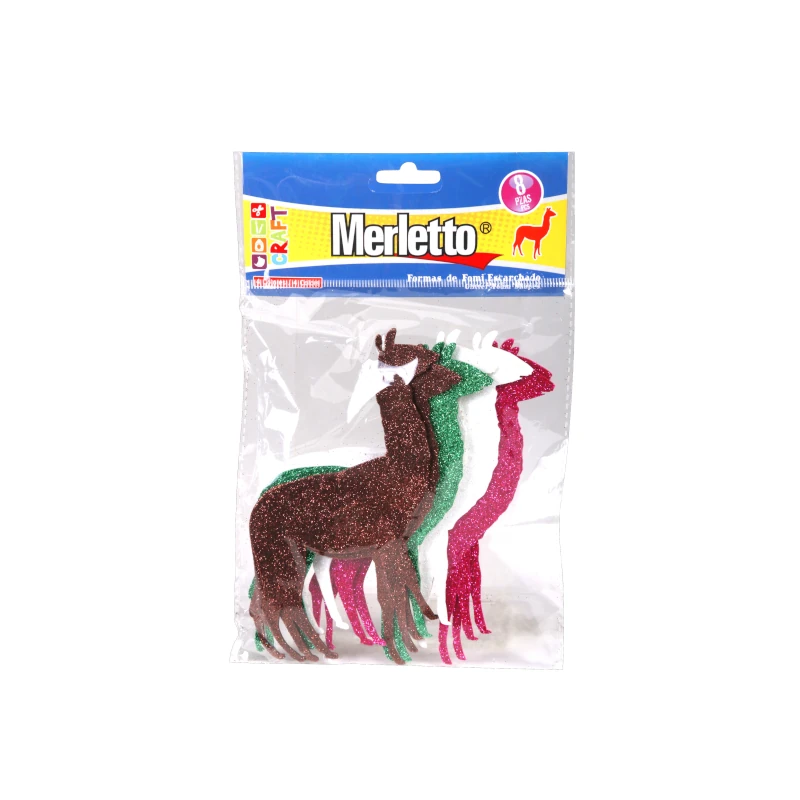 Foamy Escarchado Surtido Merletto Llamas