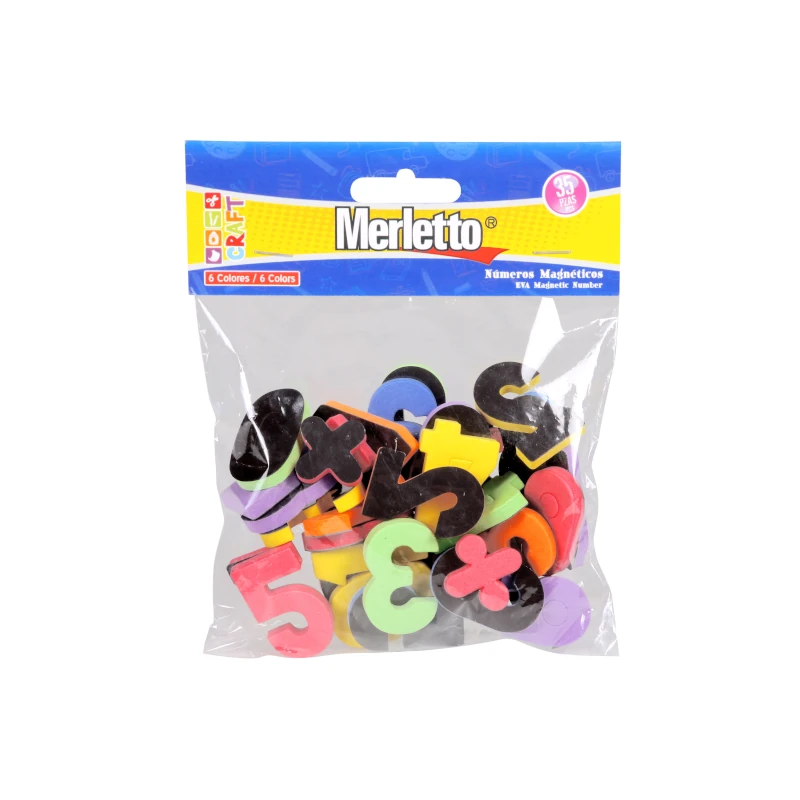 Foamy Numeros Con Magneto Paquete35 Merletto