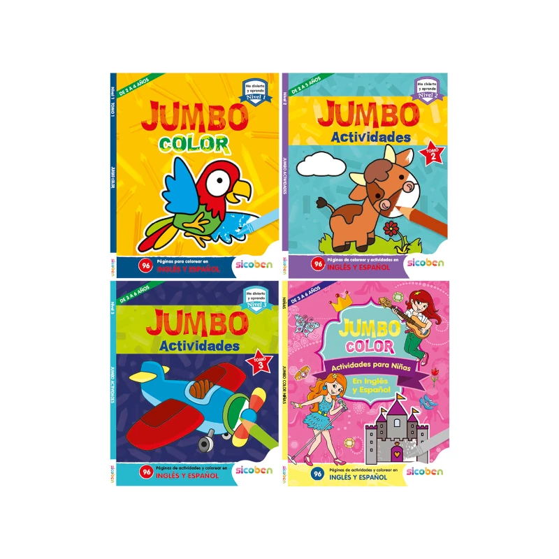 Libro De Actividades Jumbo Color Surt
