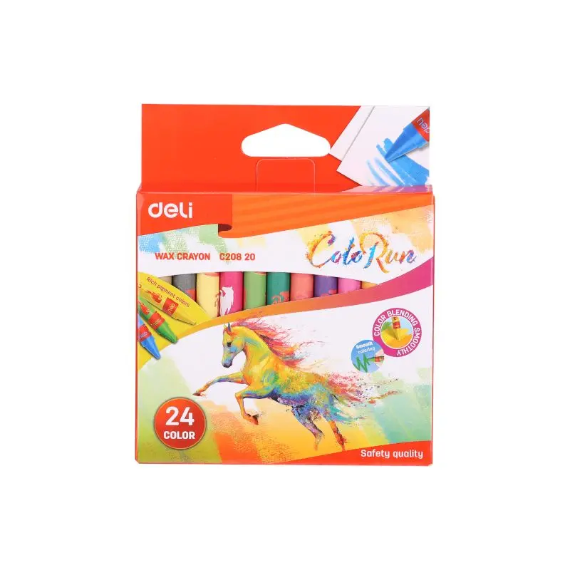 Crayon Deli 24 Colores Ec20820