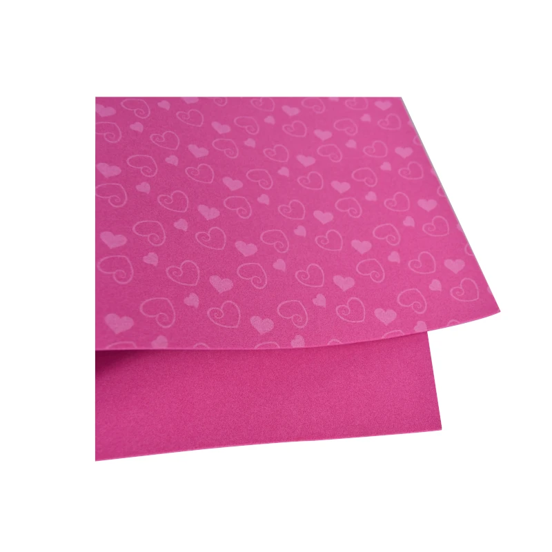 Foamy Pliego Diseño Corazon Paquete10 50x70cm