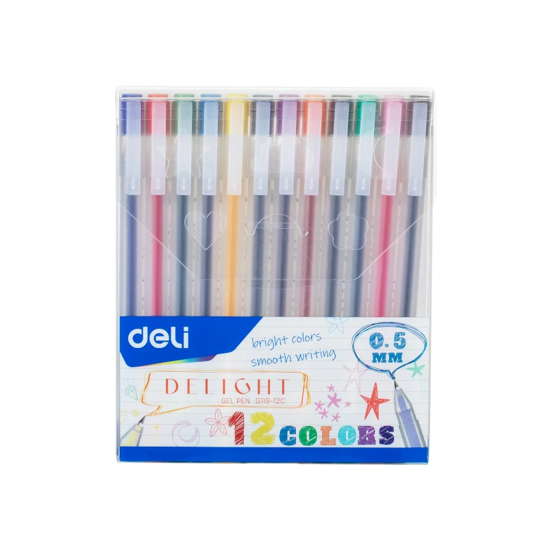 Boligrafo Deli Paquete12 0.5Mm Gel