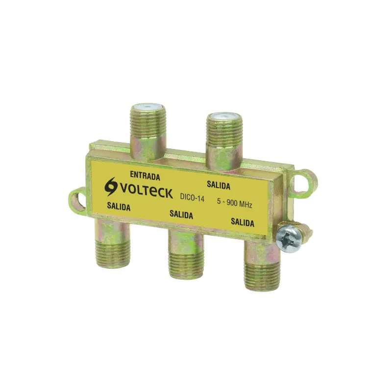 Spliter Para Cable Coaxial 4 Salidas Volteck 48477