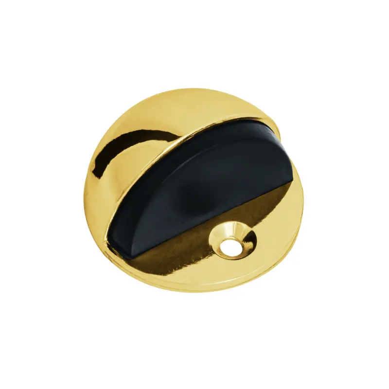 Tope Para Puerta Laton Brillante Tipo Domo Hermex 43776