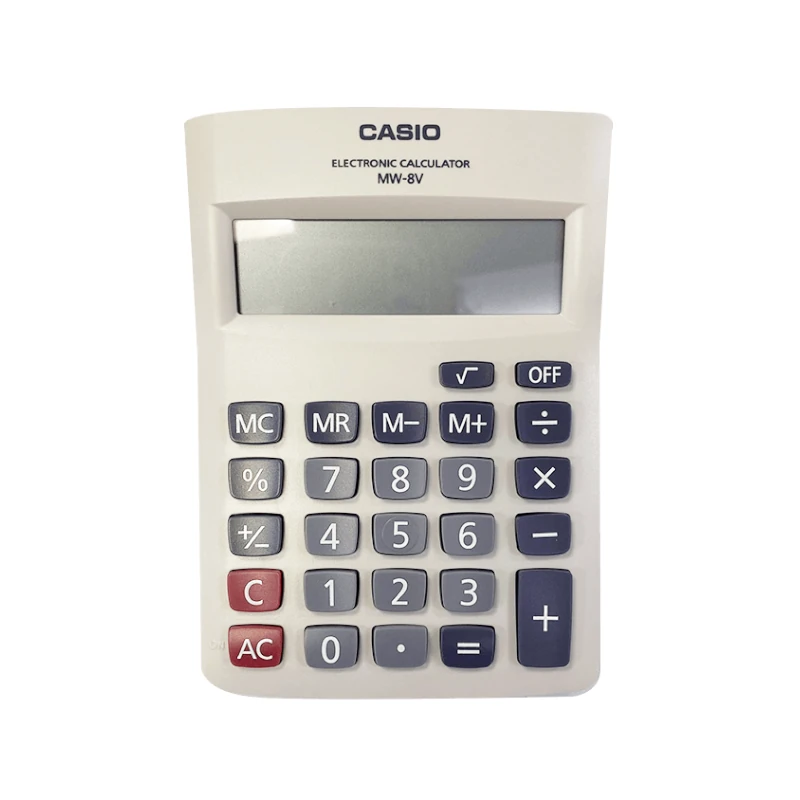 Calculadora Casio Bol 8dig Hs-8va Blanco