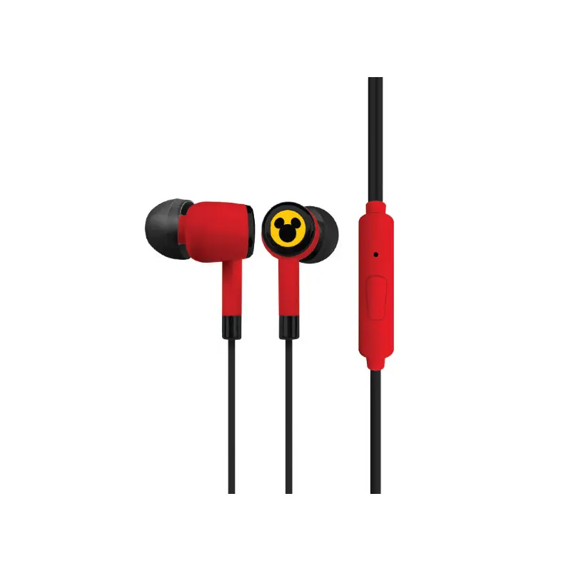 Audifono Xtech 3.5Mm Con Microfono Disney Mickey Mouse Xte-D100Mk Roj