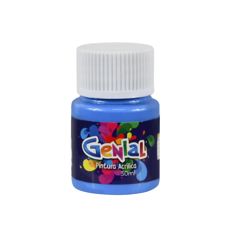 Pintura Acrilica 30Ml Azul Rey Genial
