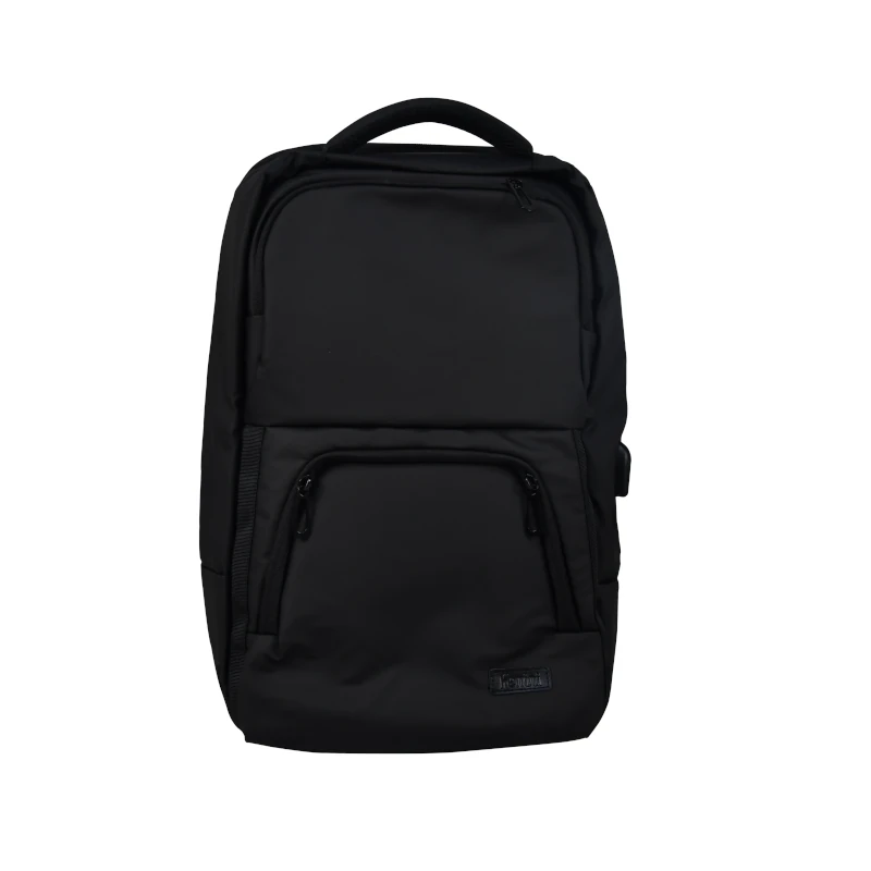 Mochila Para Computadora Portatil  15.6 Pulgadas Negro Con Cable Ferrini